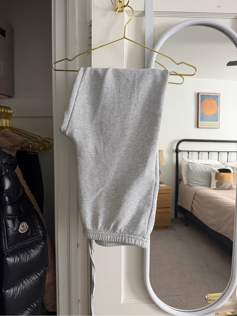 Aritzia Grey Sweatfleece Sweatpants